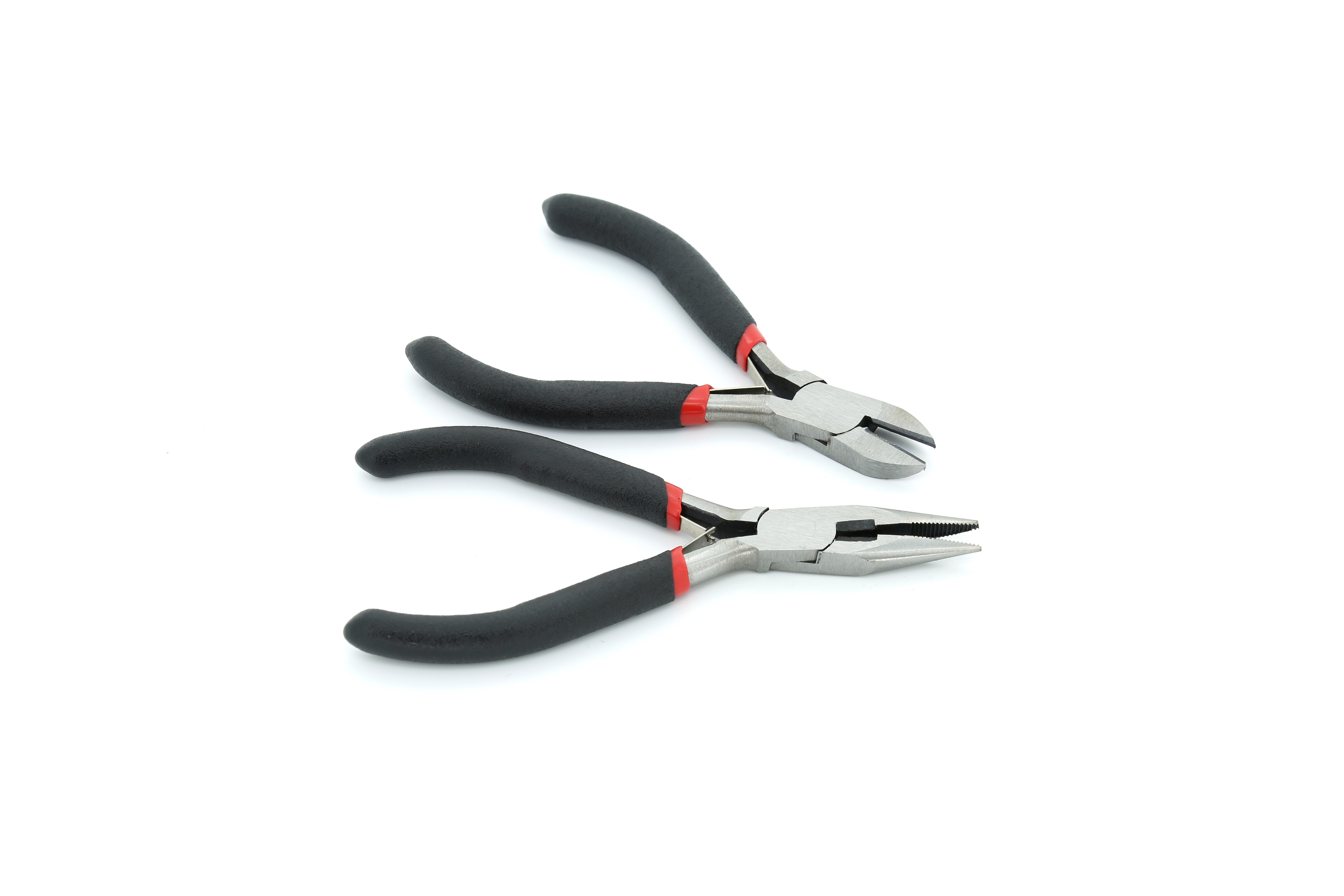 GRIP 57015 Satin Mini Pliers Set (2 Piece) - Needle Nose Pliers 