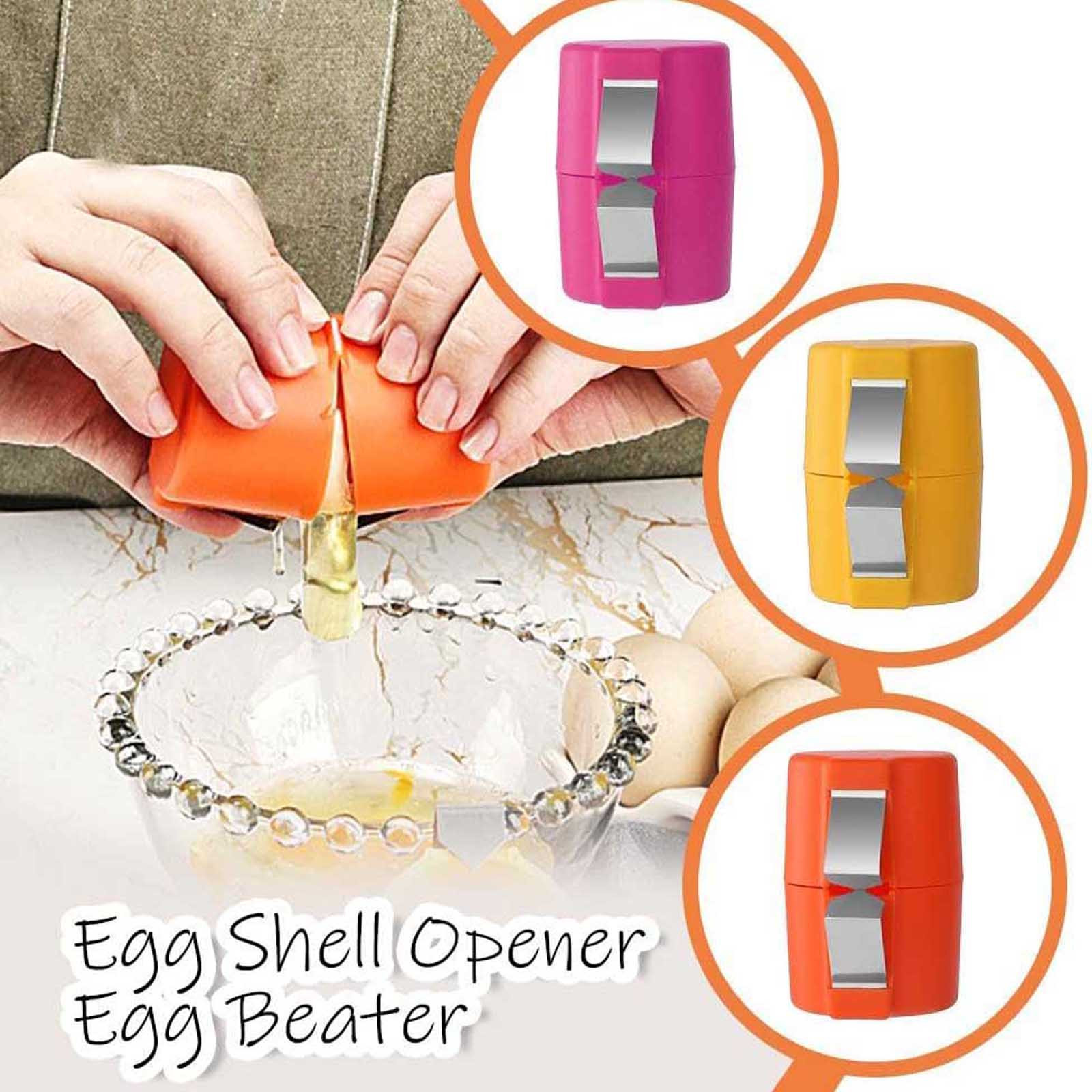 thumbnail video image 2 of Rkxzt Egg Peeler. Egg Peeler Tool for Hard Boiled Eggs. Egg Shell Opener. Egg Shell Opener. Egg Cracker Tool. Eggshell Opener. Egg Shell Remover. Egg Cracking Tool. Egg Opener Tool (6pcs), 2 of 10