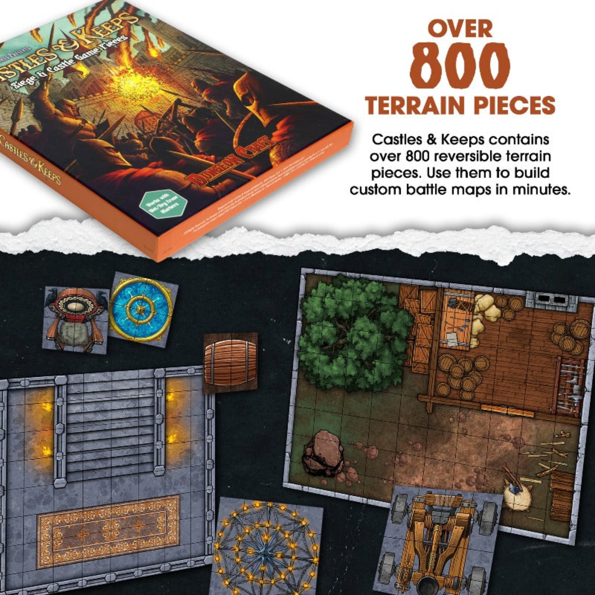 thumbnail video image 2 of Dungeon Craft Castles and Keeps Terrain Book for Wargaming, 2 of 6