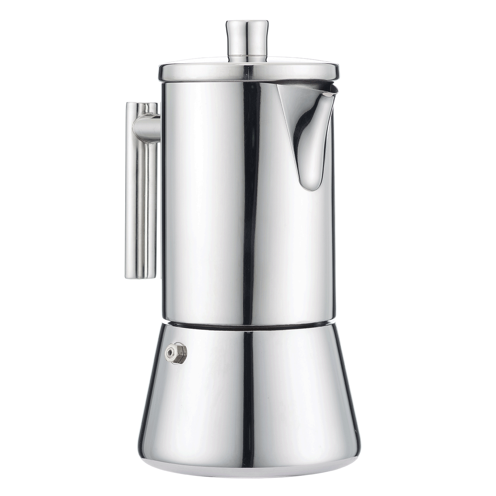  Easyworkz Diego Stovetop Espresso Maker Stainless Steel Italian  Coffee Machine Maker 12Cup 17.5 oz Induction Moka Pot: Home & Kitchen