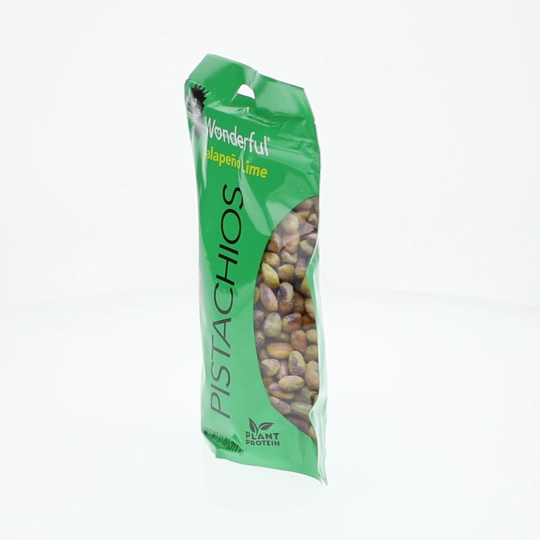 5 pack) Wonderful Pistachios No Shells Jalapeno Lime Nuts, 11