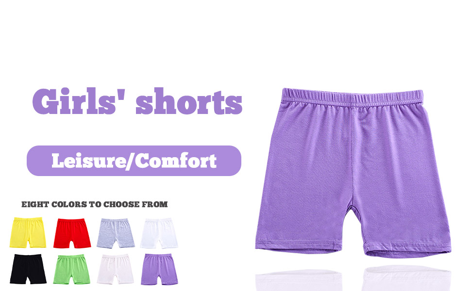 thumbnail video image 2 of FDDMis Girls Dance Shorts Biker Shorts for Toddlers Biker Trendy Multicolor Cartwheel Under Dress Basic Sweatshorts for Sports Running Hiking Climbing, 2 of 5