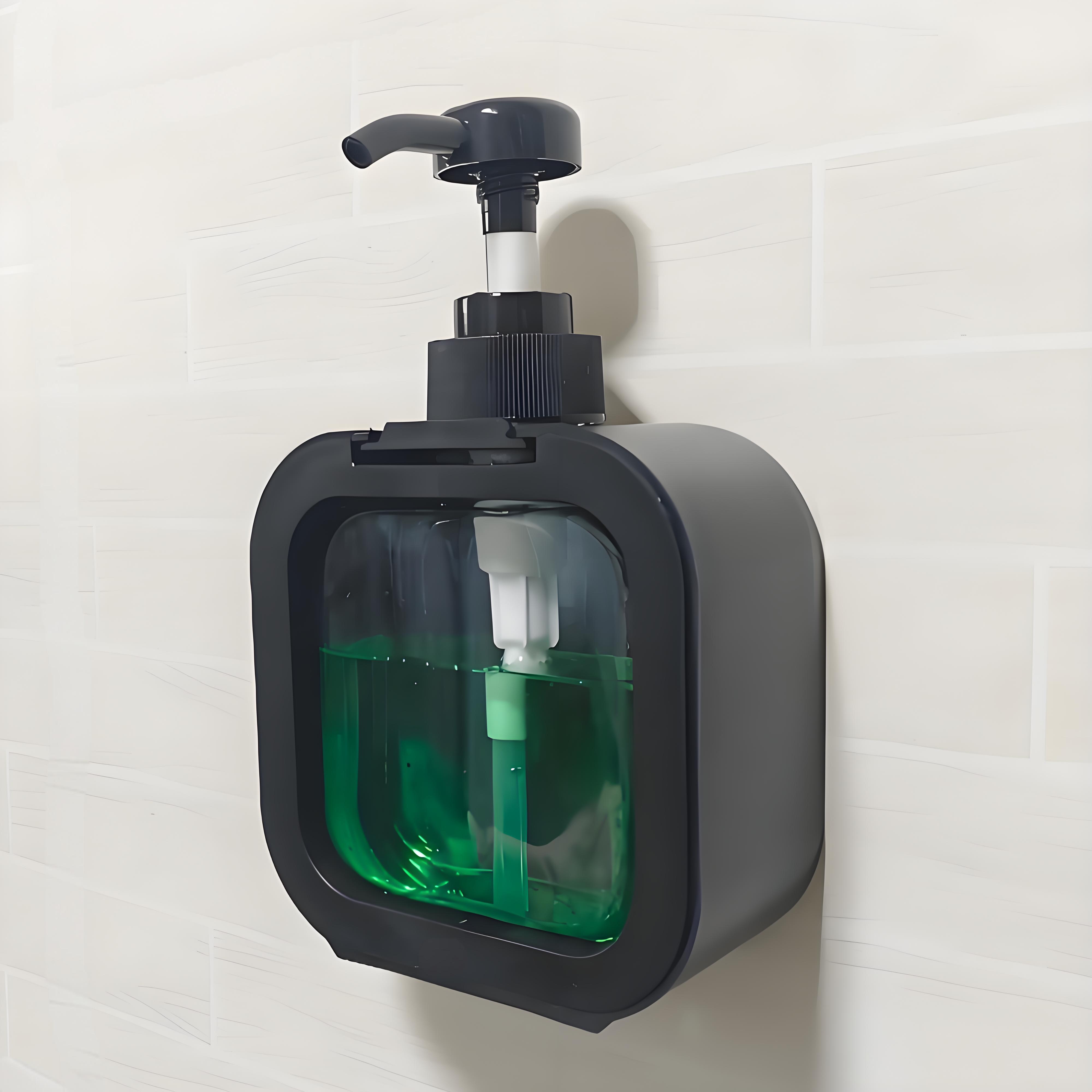 thumbnail video image 2 of Hand Soap Dispenser Bathroom, Shower Soap Dispenser Wall Mounted,Shampoo and Conditioner Dispenser with Pump and Labels, 2 of 7