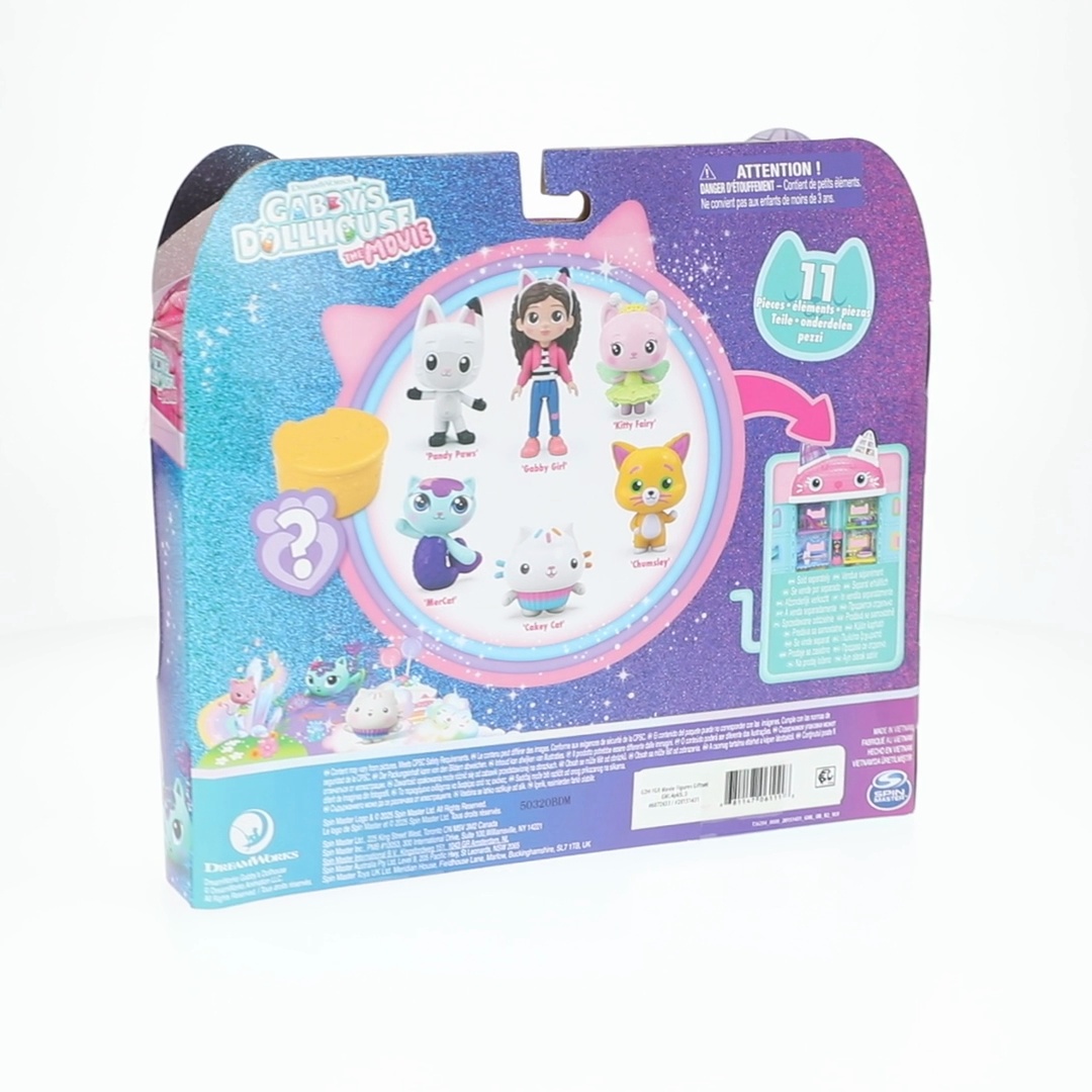 Gabby's Dollhouse: The Movie Cat-venture Crew 11 Piece Collectible