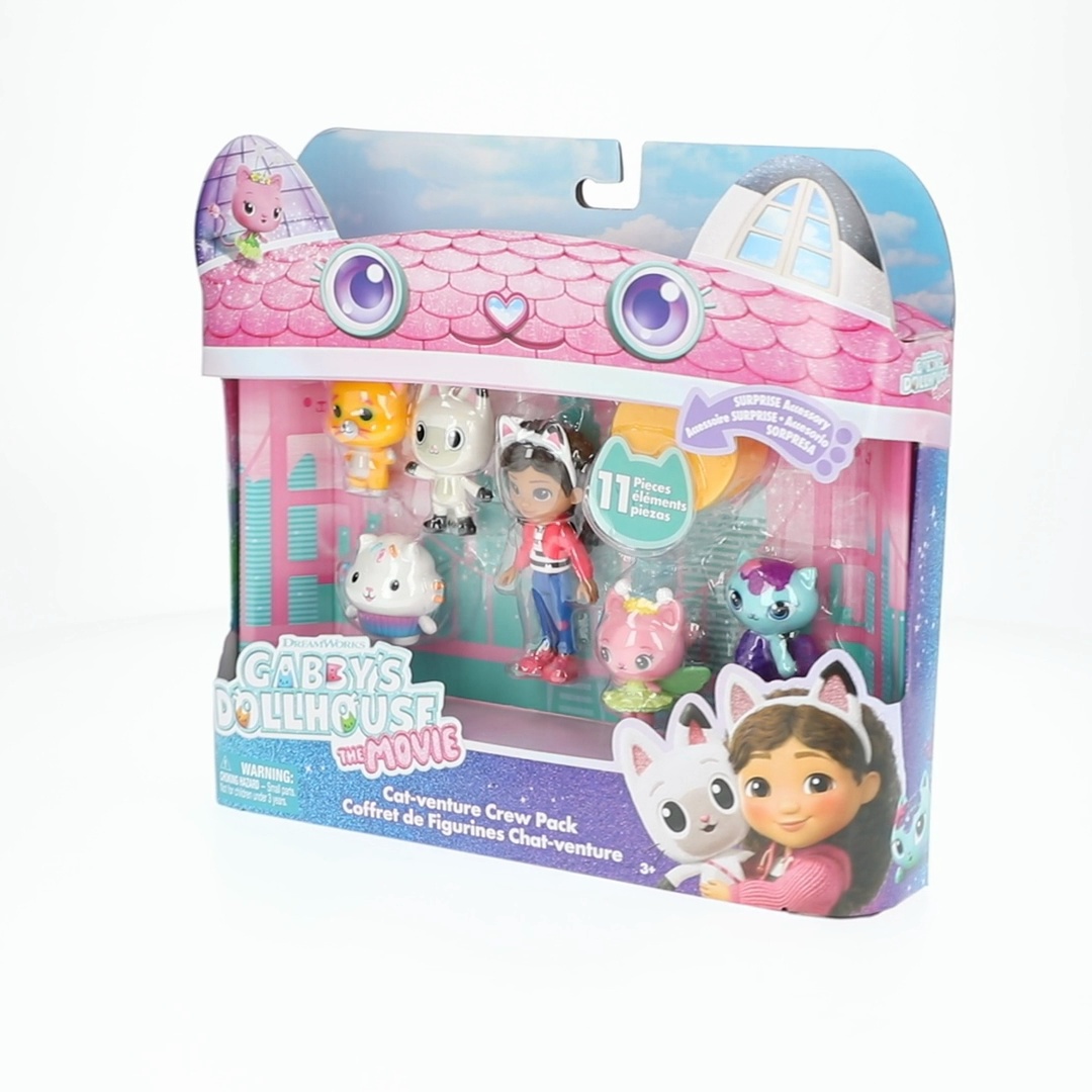 Gabby's Dollhouse: The Movie Cat-venture Crew 11 Piece Collectible Gabby's Dollhouse: The Movie Cat-venture Crew 11 Piece Collectible
