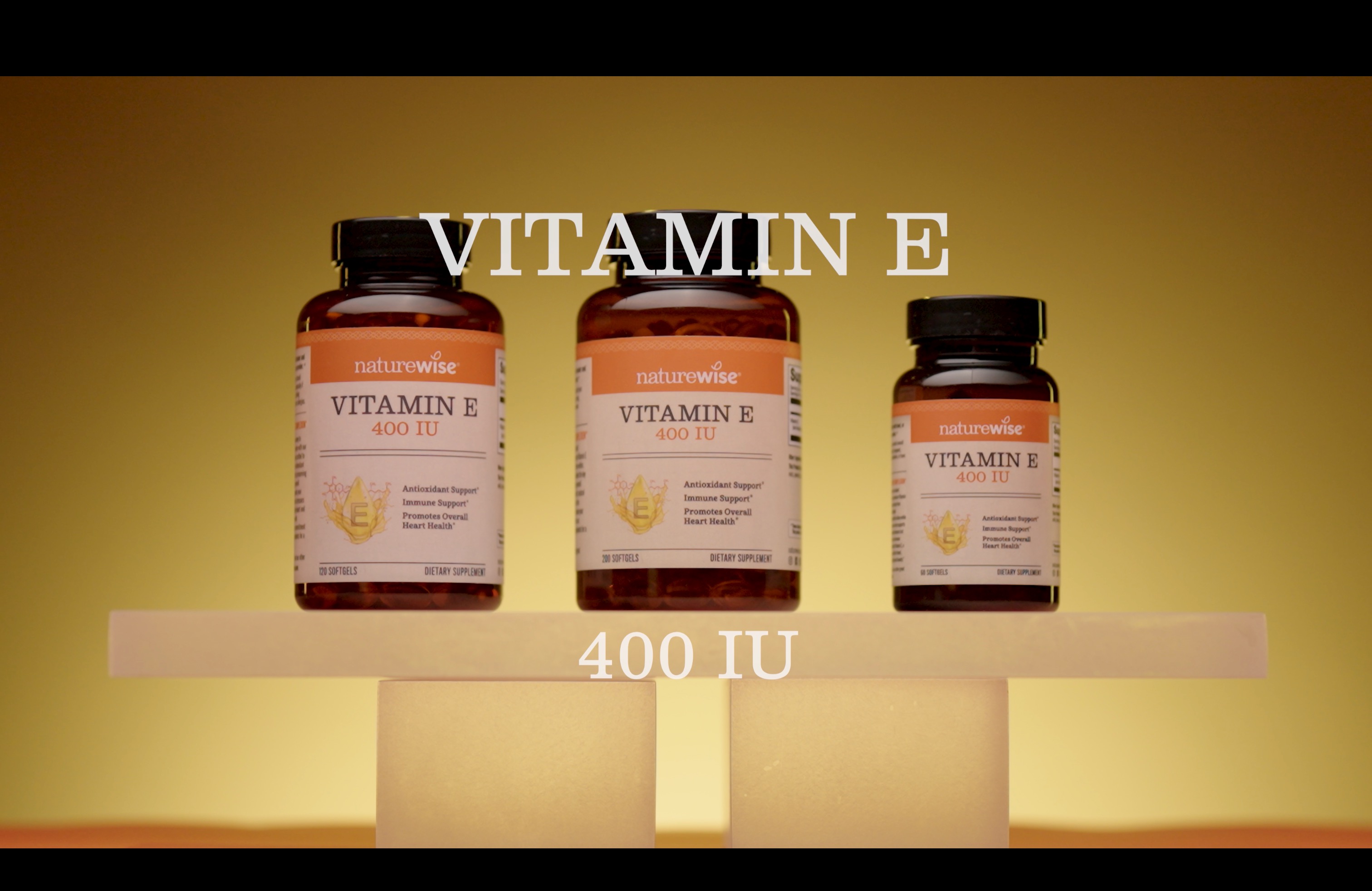 thumbnail video image 2 of NatureWise Vitamin E 400 IU Softgels - Soy Free, Non-GMO - 60 Softgels[60-Day Supply], 2 of 12