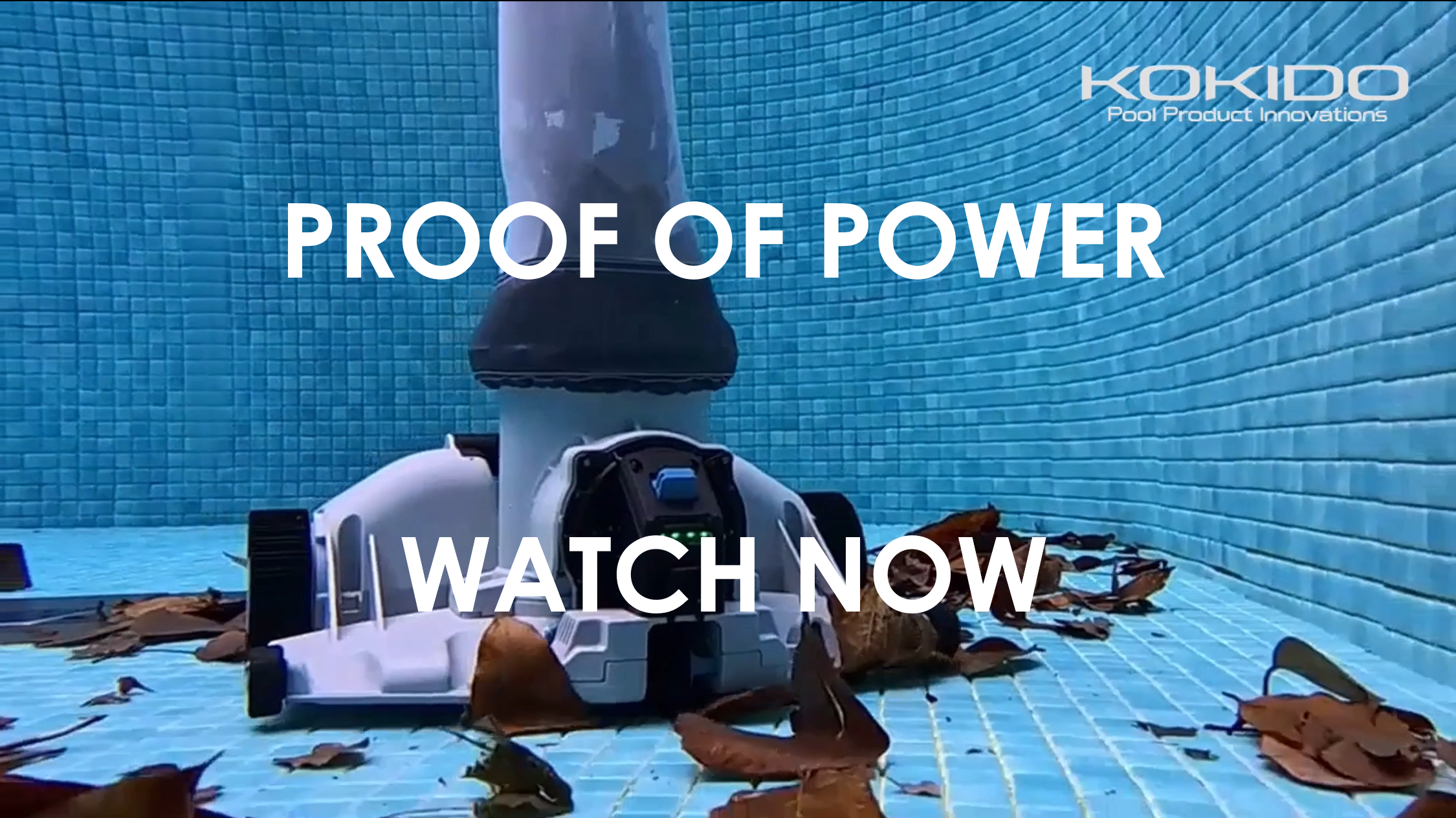 thumbnail video image 2 of Kokido XTROJET 620 Robotic Pool Vacuum Cleaner for Heavy Debris - Cordless, 2 of 17