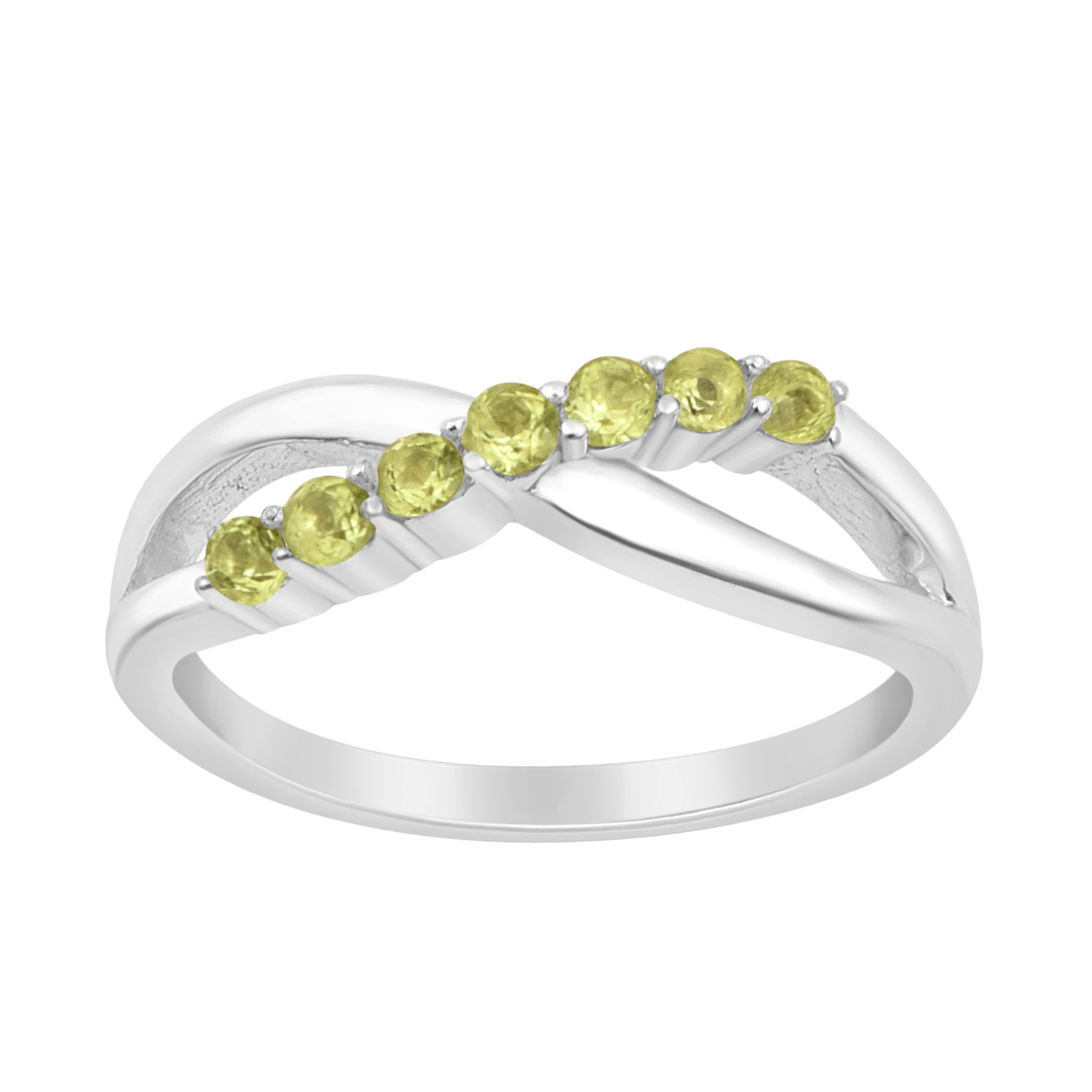 Stackable Diamond Floral Leaf Wedding Rings For Women; Anniversary Or Promise Rings For Her In 10K White Or Yellow Gold, 925 Sterling Silver Or 18K Yellow Gold Vermeil; Silver Or Gold Rings For Women