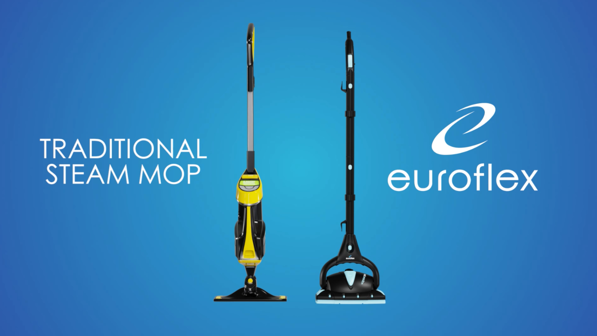 thumbnail video image 2 of Euroflex Vapour 9-Piece Steam Mop with Ultra Dry Steam; Italian Design & Engineering; 295°F & 50 PSI;  Safe for Cleaning Hardwood & Luxury Vinyl Plank; 5 Year Warranty, 2 of 9