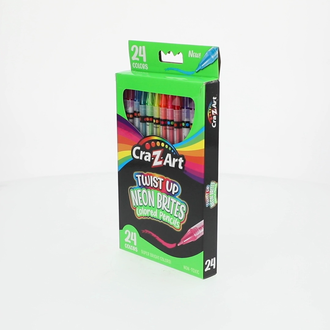 みなカラーエッセンスRAINBOW & YELLOW 30ml セット Cra-Z-Art Neon Twist up Colored Pencils, 24 Count, Beginner, Child
