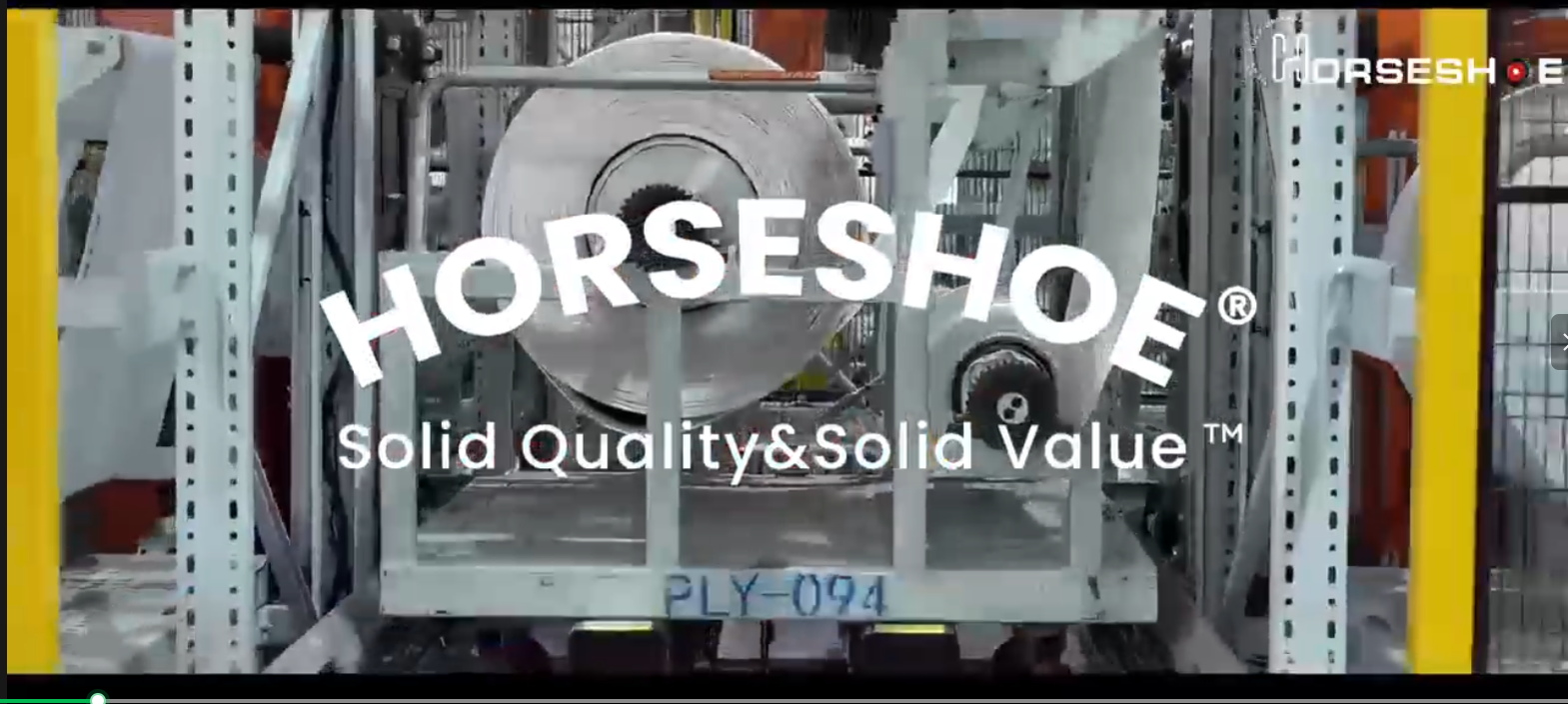 thumbnail video image 2 of HORSESHOE FALABELLA 2 New 18x8.50-10 / 18x8.5-10 6PR TURF-KING LAWN MOWER TIRES LRC Heavy Duty Color-Sidewall, 2 of 4