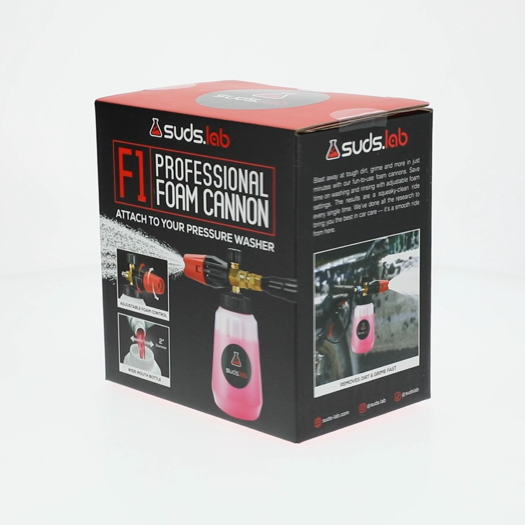 2 pack) Suds Lab F1 Professional Foam Cannon Pressure Washer 32oz