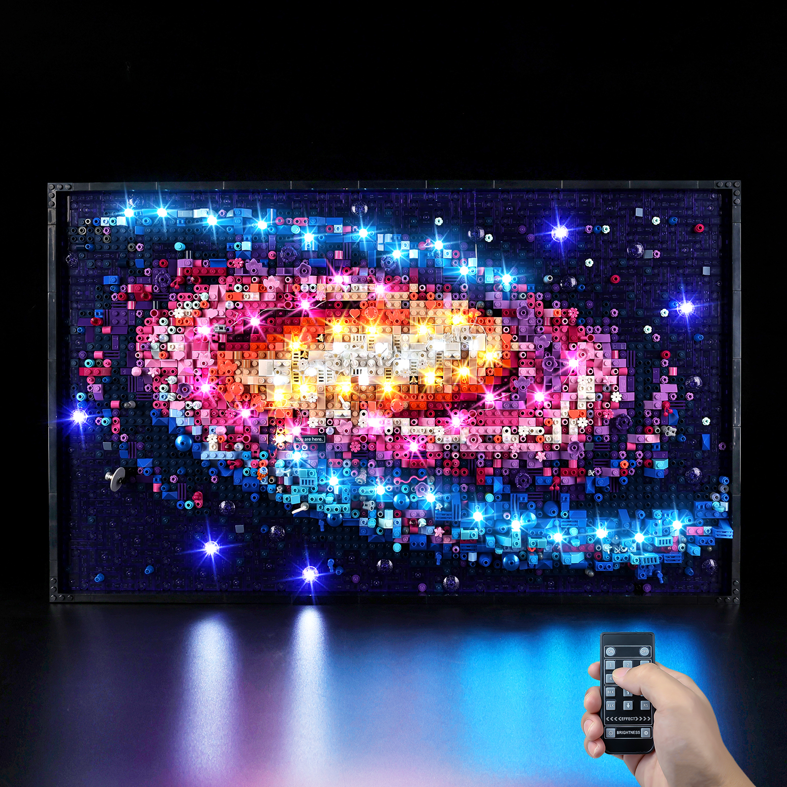 thumbnail video image 2 of Kyglaring LED Lights for Lego The Milky Way Galaxy Building Set, Remote Control Version Compatible with LEGO 31212 (No Model), 2 of 8