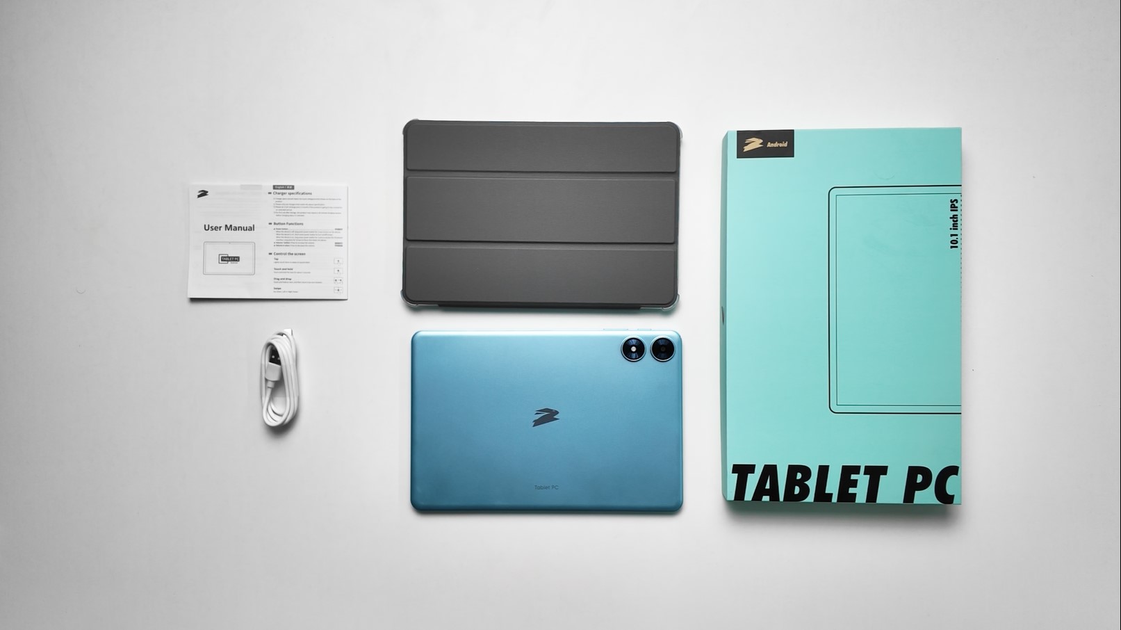 thumbnail video image 2 of SHARECLOUD P10 Android 16 Tablet，10.1 Inch Tablet With Gemini AI，20GB RAM+128GB ROM/1TB，Unisoc T7250 Octa-Core Gaming Tablets,6600mAh，2MP+8MP，Widevine L1/BT5.0+WiFi，Gray, 2 of 8