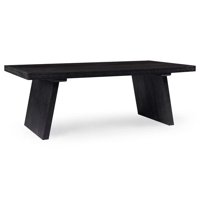 thumbnail video image 2 of Maven Lane Marcella Wood Coffee Table Contemporary Accent Furniture, Black, 2 of 6