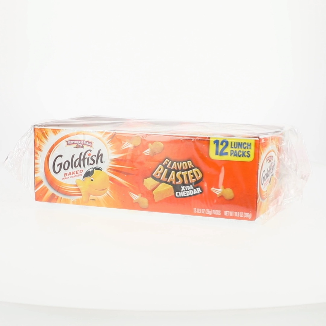 biggest box of extrea chedder gold fish Goldfish Whole Grain Cheddar Cracker 300 So go ahead and add mega fun to snack time with flavor Pepperidge Farm Goldfish Xtra Cheese