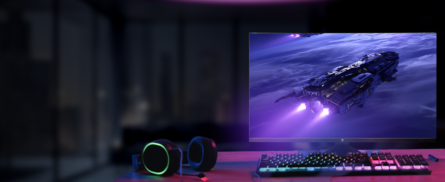 thumbnail video image 2 of Yeyian Avance 27" QHD Gaming Monitor 2560×1440 180Hz Fast IPS 1ms HDR FreeSync G‑Sync Compatible – SKU: YMF‑FP227‑M1, 2 of 20