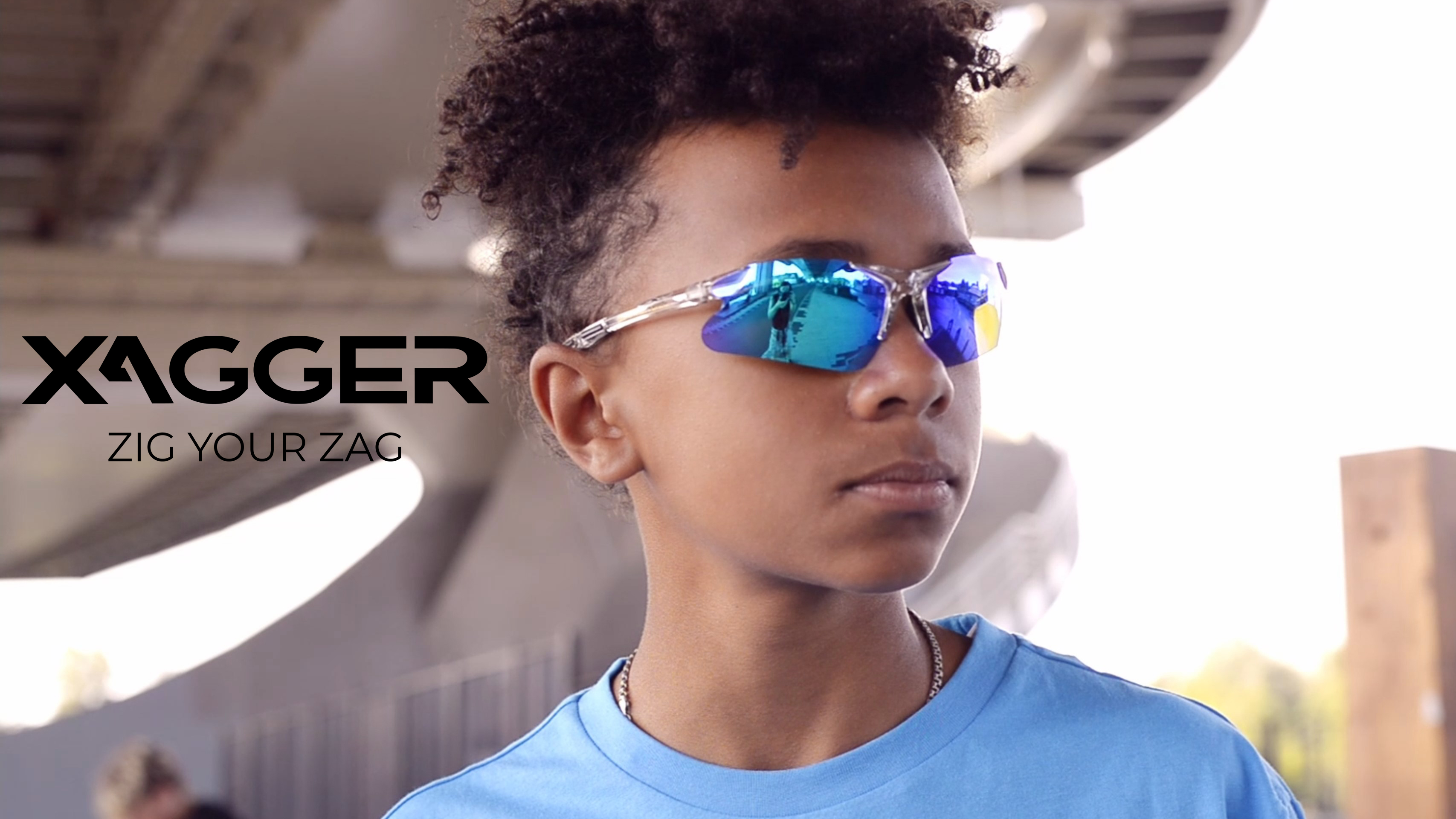 thumbnail video image 2 of Xagger Youth Polarized Sports Sunglasses for Boys Girls Age 8-14 Kids Baseball Softball TR90 Frame Glasses, 2 of 7