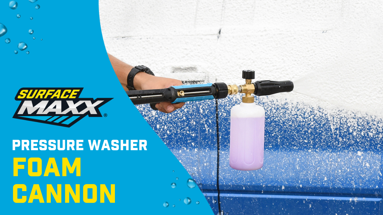 thumbnail video image 2 of SurfaceMaxx Wide Mouth Foam Cannon, 2 of 15