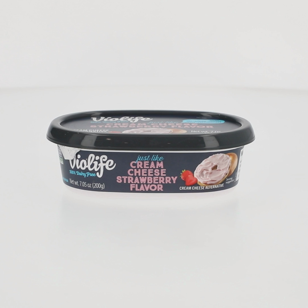 Violife Just like Cream Cheese, Dairy-Free Strawberry Cream Cheese
