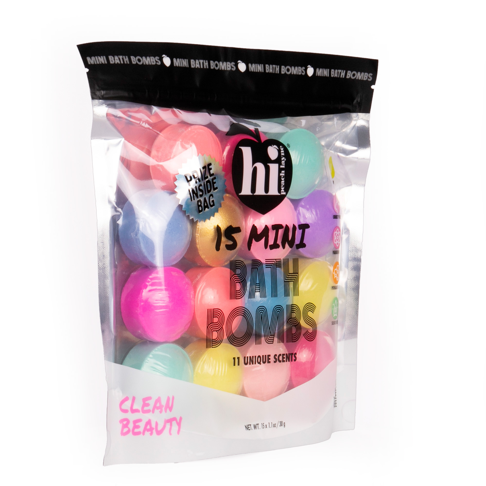 Hi Peach Layne 15-Count Mini Bath Bomb Bag - Walmart.com