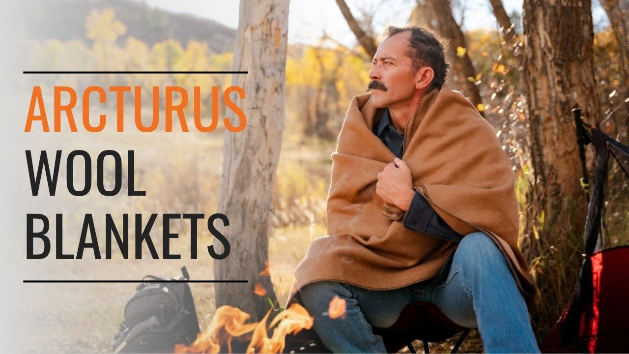thumbnail video image 2 of Arcturus Military Wool Blanket - 4.5 lbs, Warm, Thick, Washable, Large 64" x 88" - Great for Camping, Outdoors, Sporting Events, and Survival Kits (Military Gray), 2 of 7