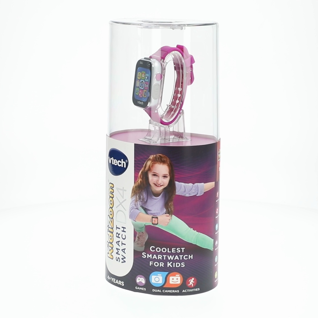 VTech KidiZoom Smartwatch DX4 - Purple Plastic, Metal with