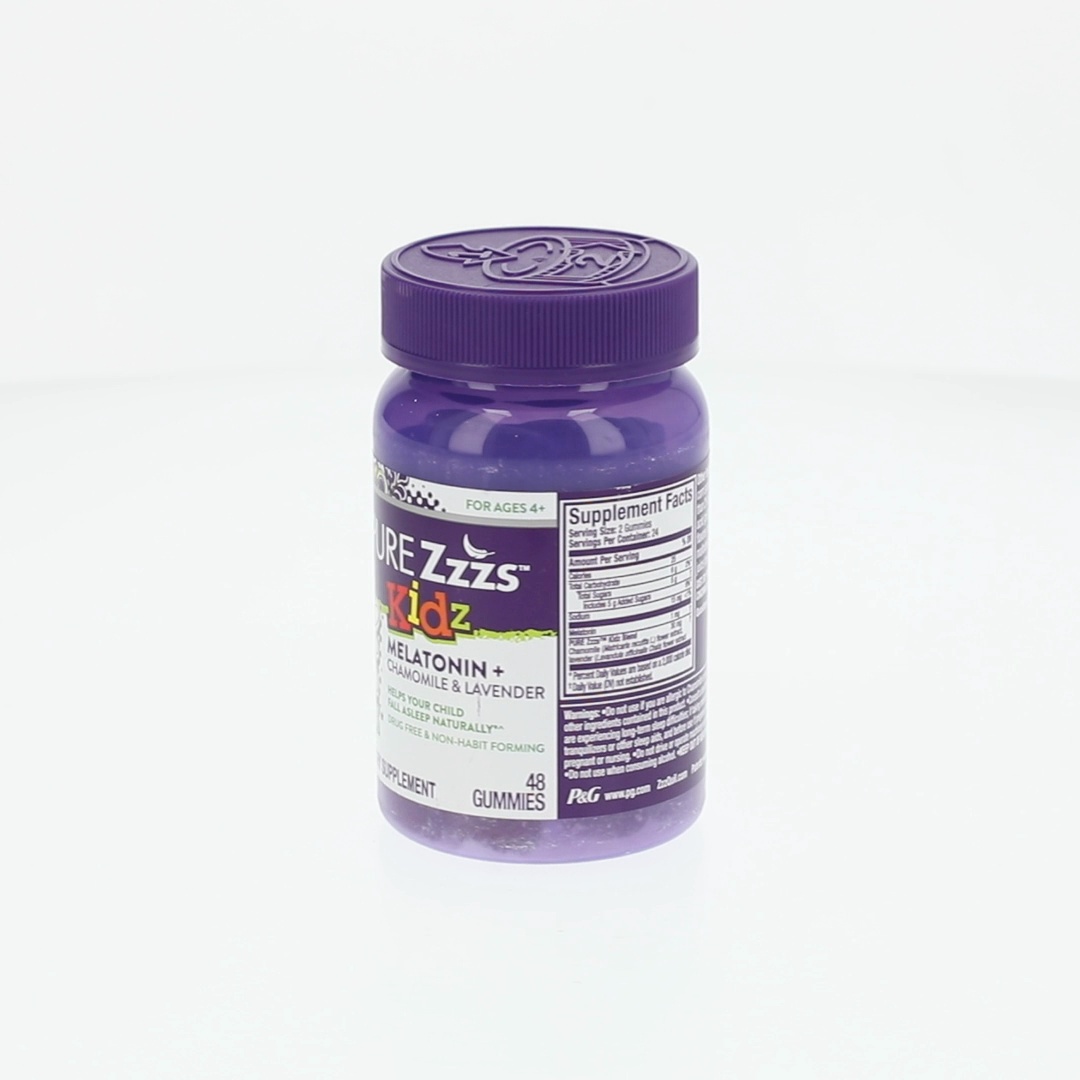 Vicks Kids Melatonin Gummies Berry Flavor 0.5mg Supports Sleep