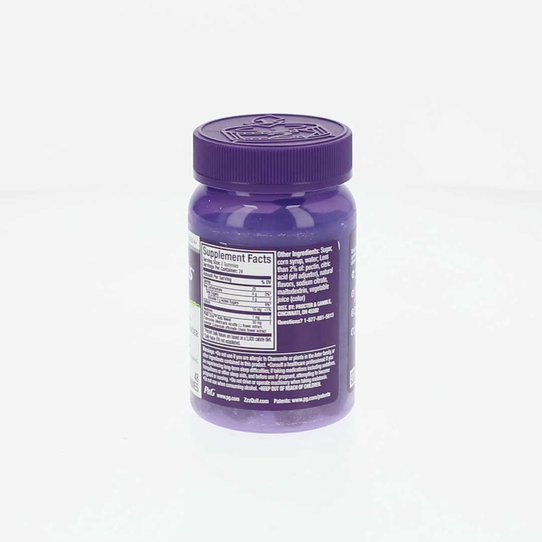 Vicks Kids Melatonin Gummies Berry Flavor 0.5mg Supports Sleep
