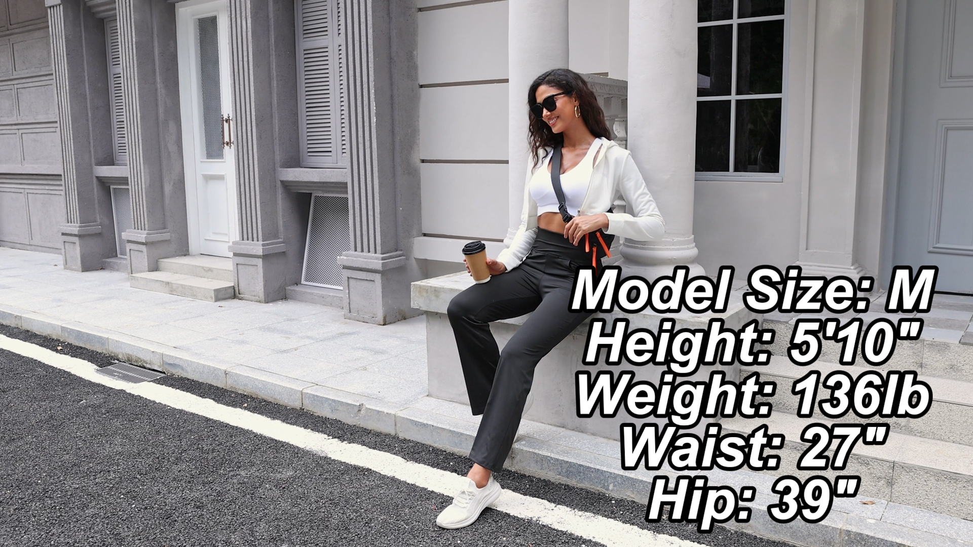 thumbnail video image 2 of Hanerdun Women Flare Yoga Pants Workout Leggings Ankle Length Pockets Bootcut Bottoms High Waist Activewear 2XL, 2 of 10