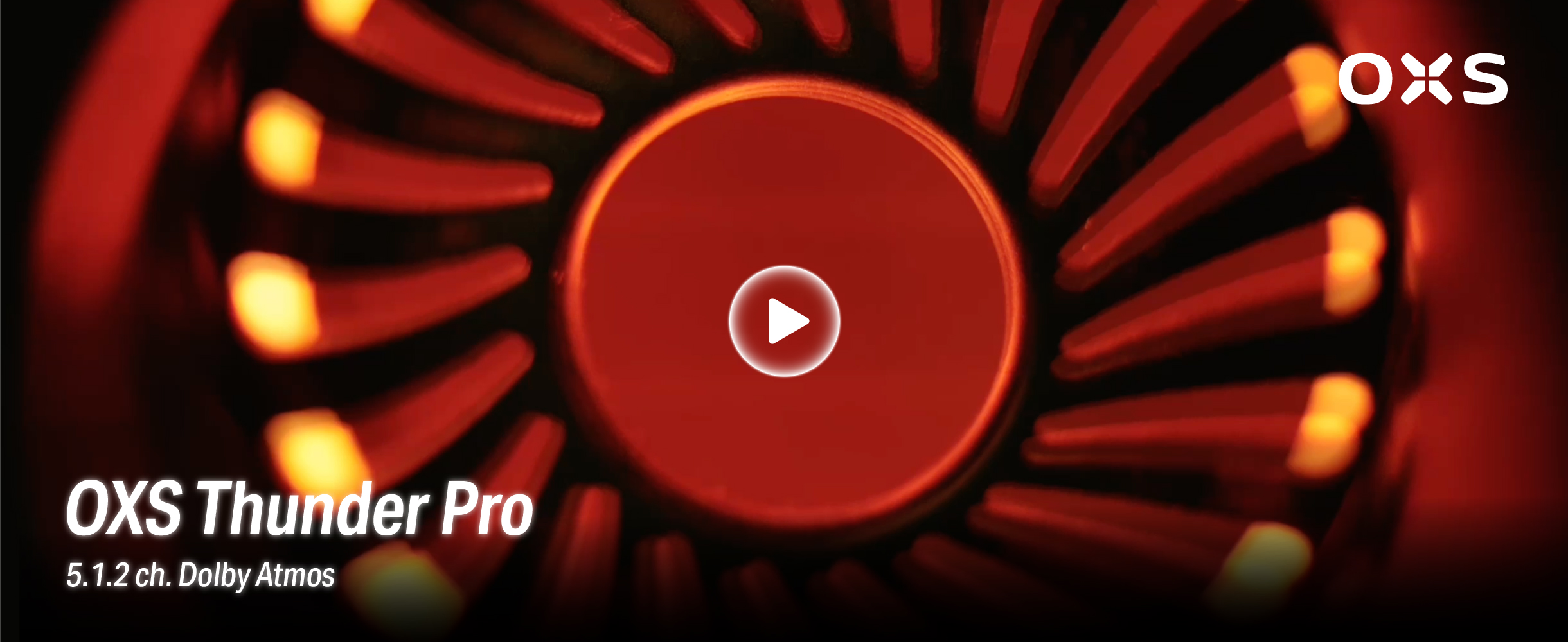 thumbnail video image 2 of OXS Thunder Pro Gaming Soundbar with 5.1.2 Dolby Atmos Surround Sound System,Black, 2 of 9