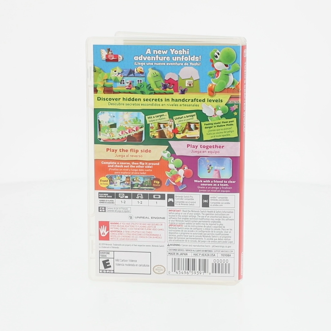 Nintendo's Yoshi's Crafted World Game, Adventure and Puzzles, for