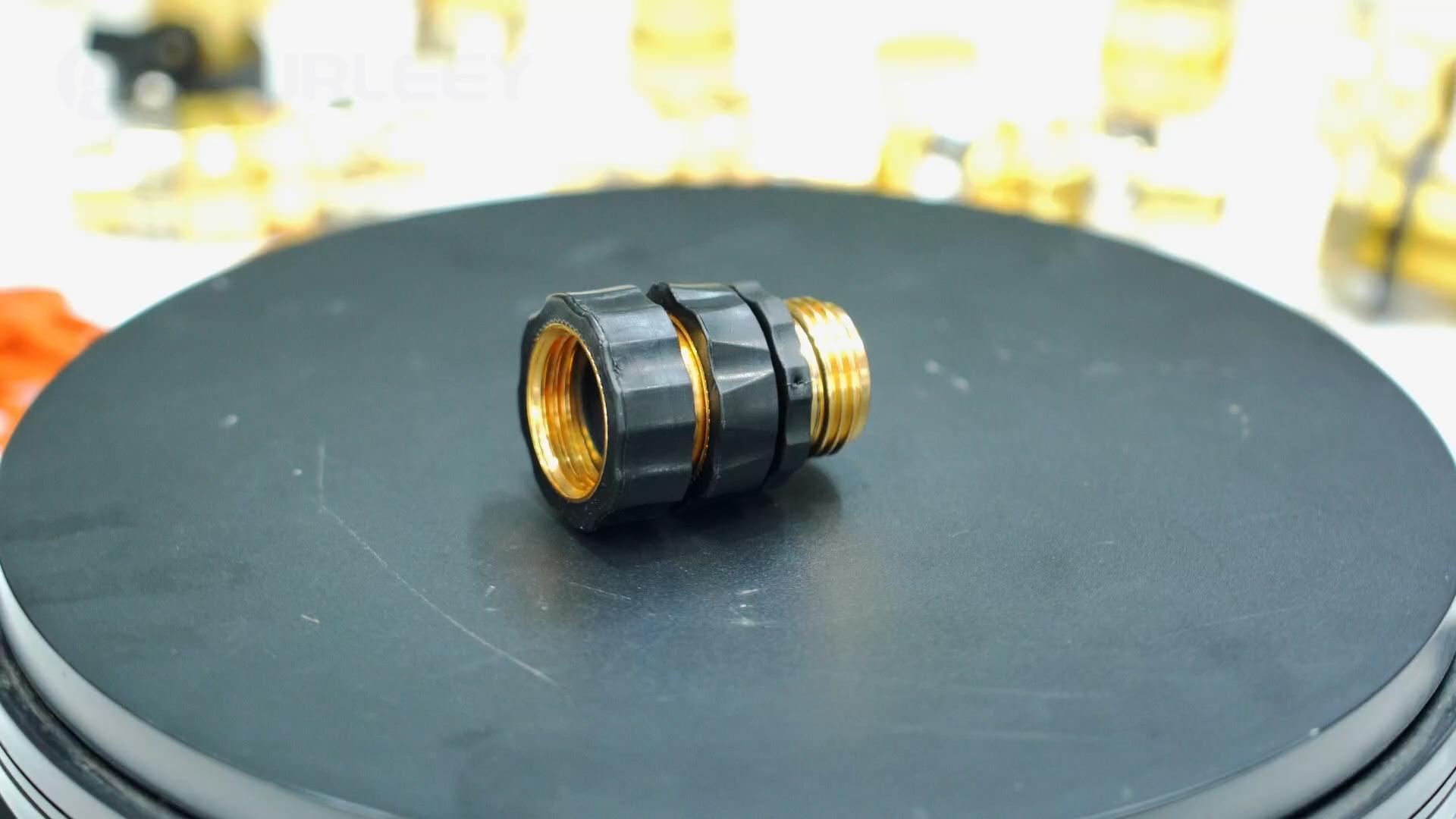 thumbnail video image 2 of Garden Hose Quick Connector, 3/4 Inch Male and Female Garden Hose Fitting Quick Connector, 6 Set, 2 of 8