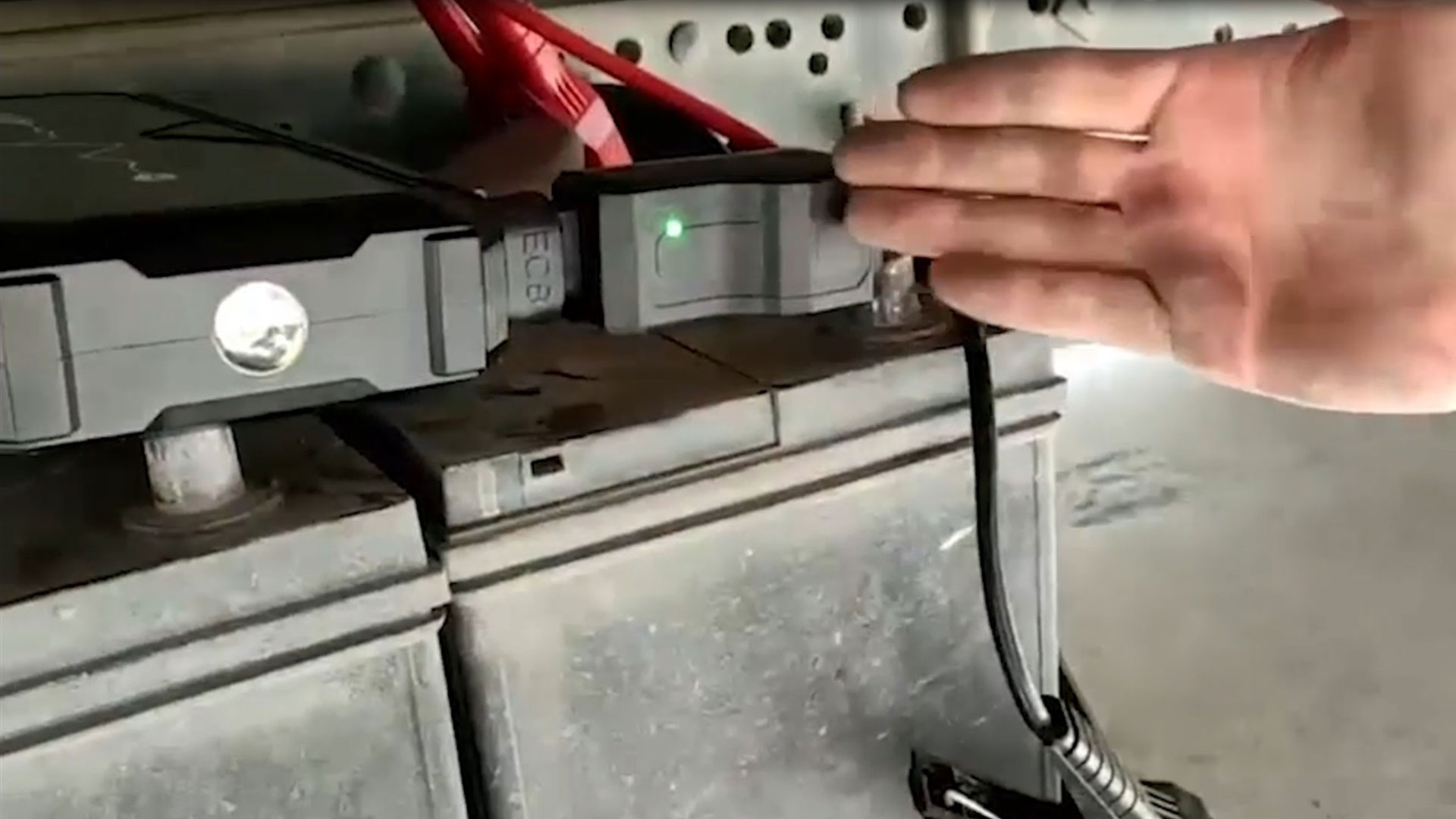 thumbnail video image 2 of COSSIFTW 6000A Jump Starter Battery Pack Cold Start 6AWG Strong Booster Jumper Wire EC8 Port for 16.8L Gasoline or up to 14.8L Diesel, Passenger Car Motorcycle ATV UTV Truck Van RV Watercraft Tractor, 2 of 11