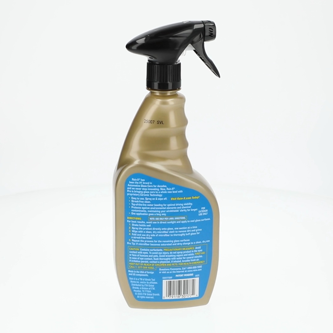Rain-X Pro Cerami-X Glass Cleaner + Water Repellent, 23 oz