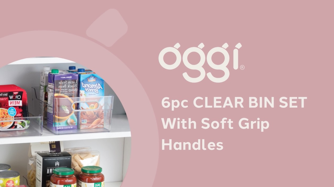 thumbnail video image 2 of Cabinet/Drawer High Wall Storage Bin - 12" x 8.75" (Set of 6), 2 of 8