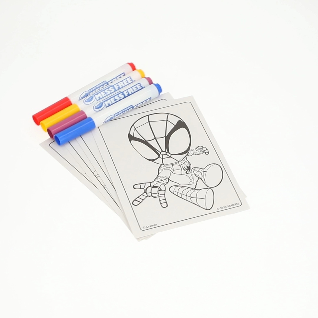 Crayola - Color Wonder, Kit Coloriage avec 18 Pages à Colorier et 4