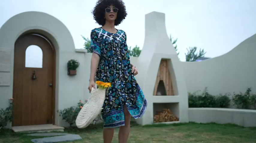 thumbnail video image 2 of Avidlove Women Button Down Nightgown Short Sleeve House Coat with Pocket Print Sleepwear House Dress, 2 of 7