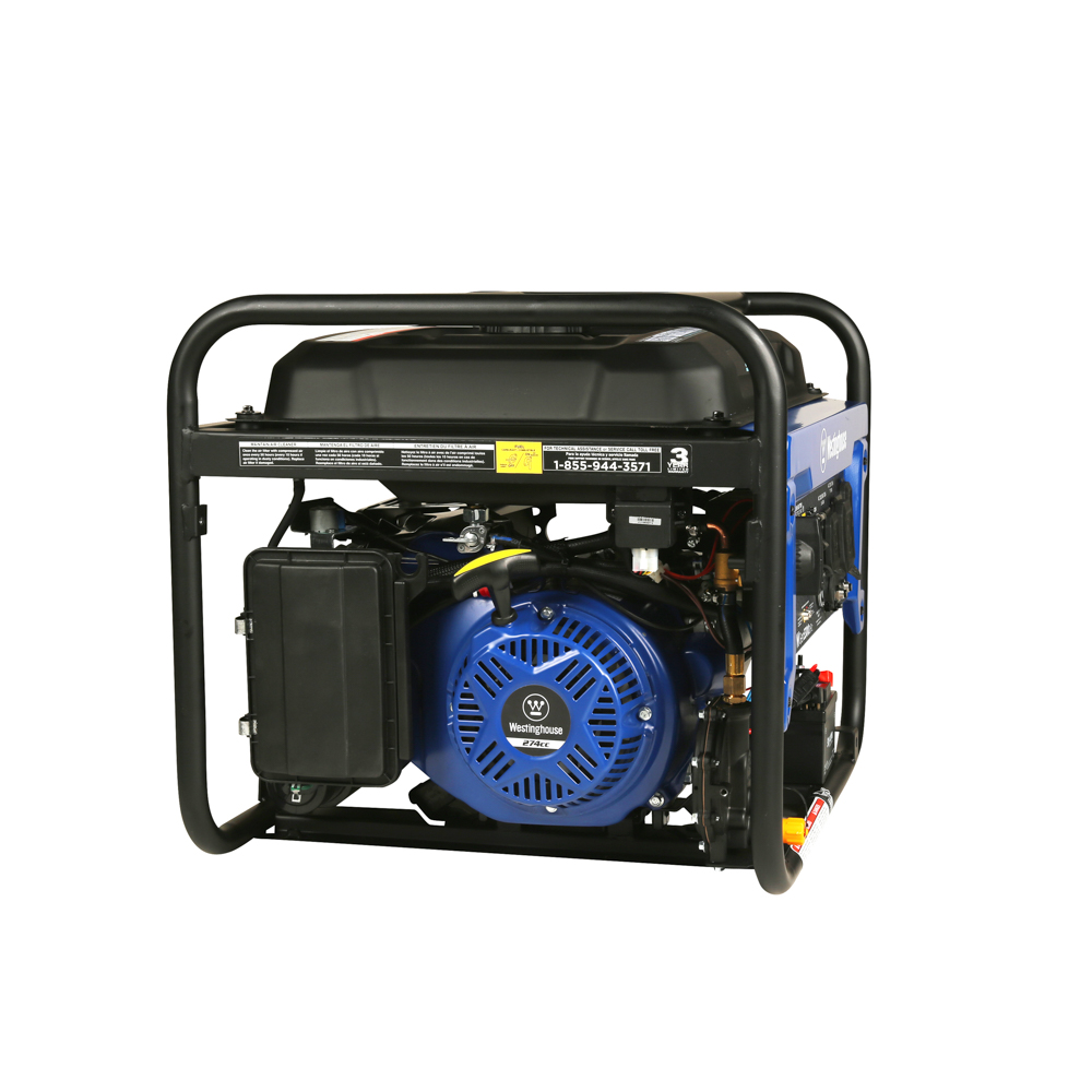 Westinghouse 6,600-Watt Dual Fuel Portable Generator with Remote Start, RV  and Transfer Switch Outlets and CO Sensor WGen5300DFc - The Home Depot