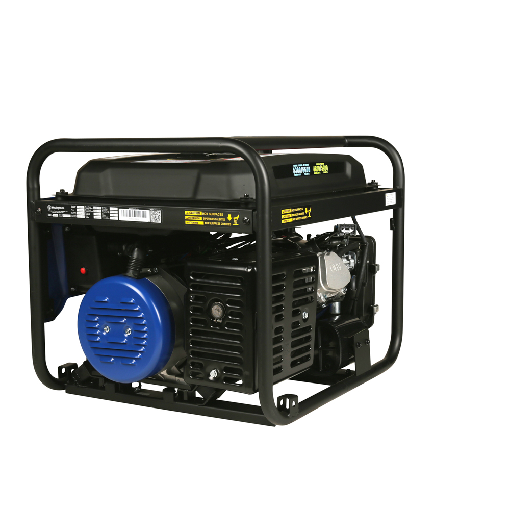 Westinghouse 6,600-Watt Dual Fuel Portable Generator with Remote Start, RV  and Transfer Switch Outlets and CO Sensor WGen5300DFc - The Home Depot