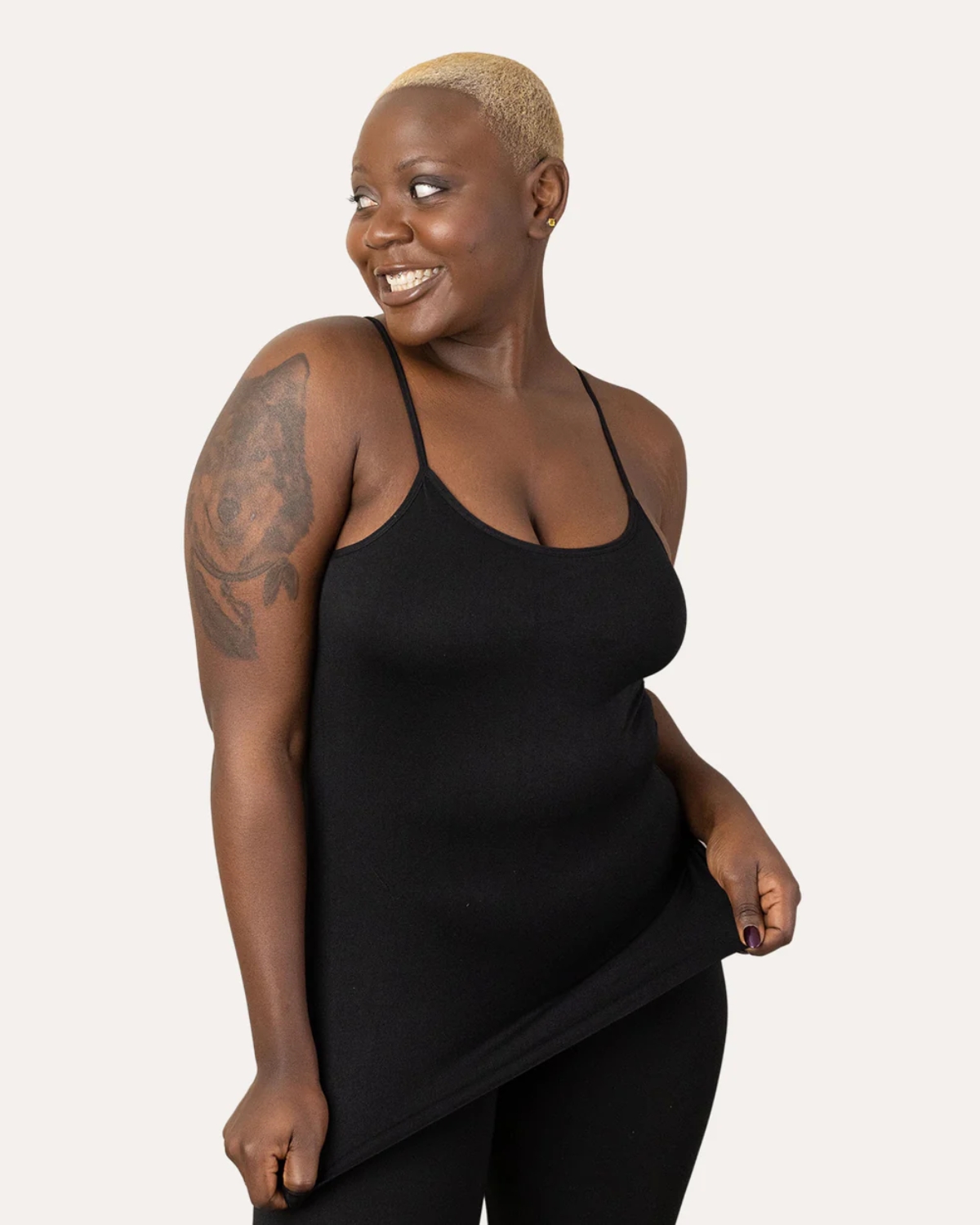 thumbnail video image 2 of Coobie Women’s Padded Camisole with Adjustable Straps, Seamless Tank Top with Built-in Bra, Style 1245, 2 of 8