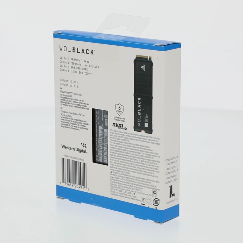 WD_Black 2TB SN850P NVMe Internal Hard Drive for PlayStation PS5