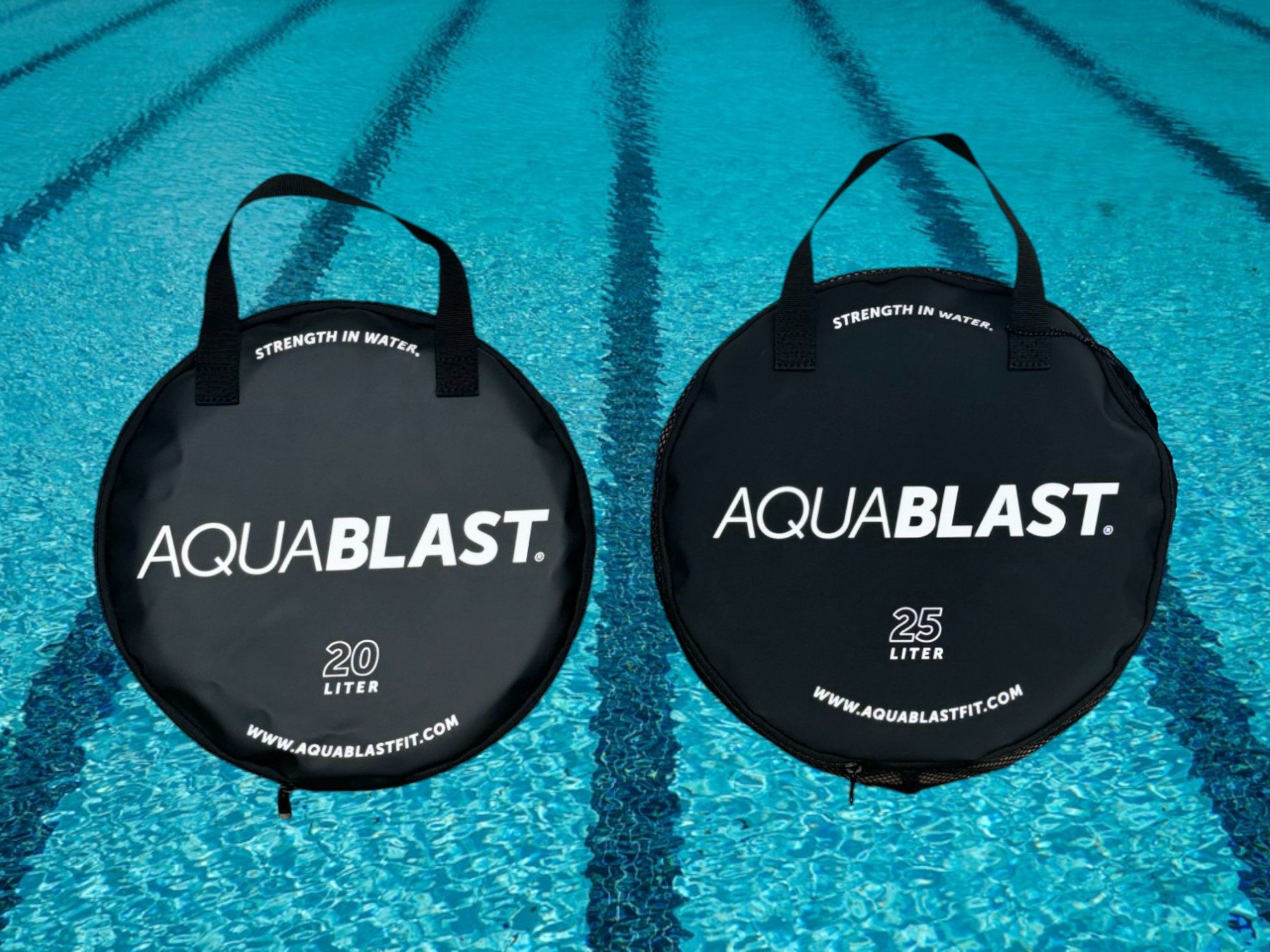 thumbnail video image 2 of AquaBLAST 25 Liter - 2d Generation Pool Fitness Bag, 2 of 12
