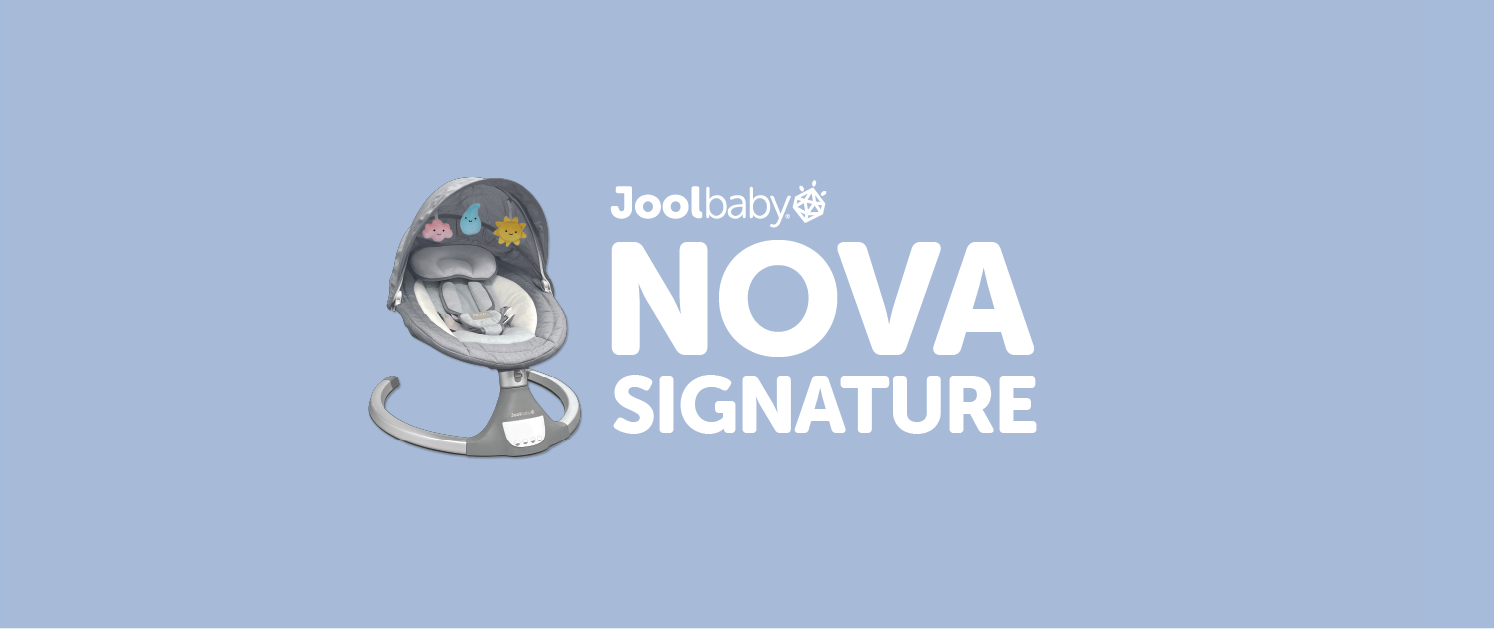 thumbnail video image 3 of Jool Baby Nova Swing for Newborns with Bluetooth & Remote Control (Updated Model, Gray), 3 of 9