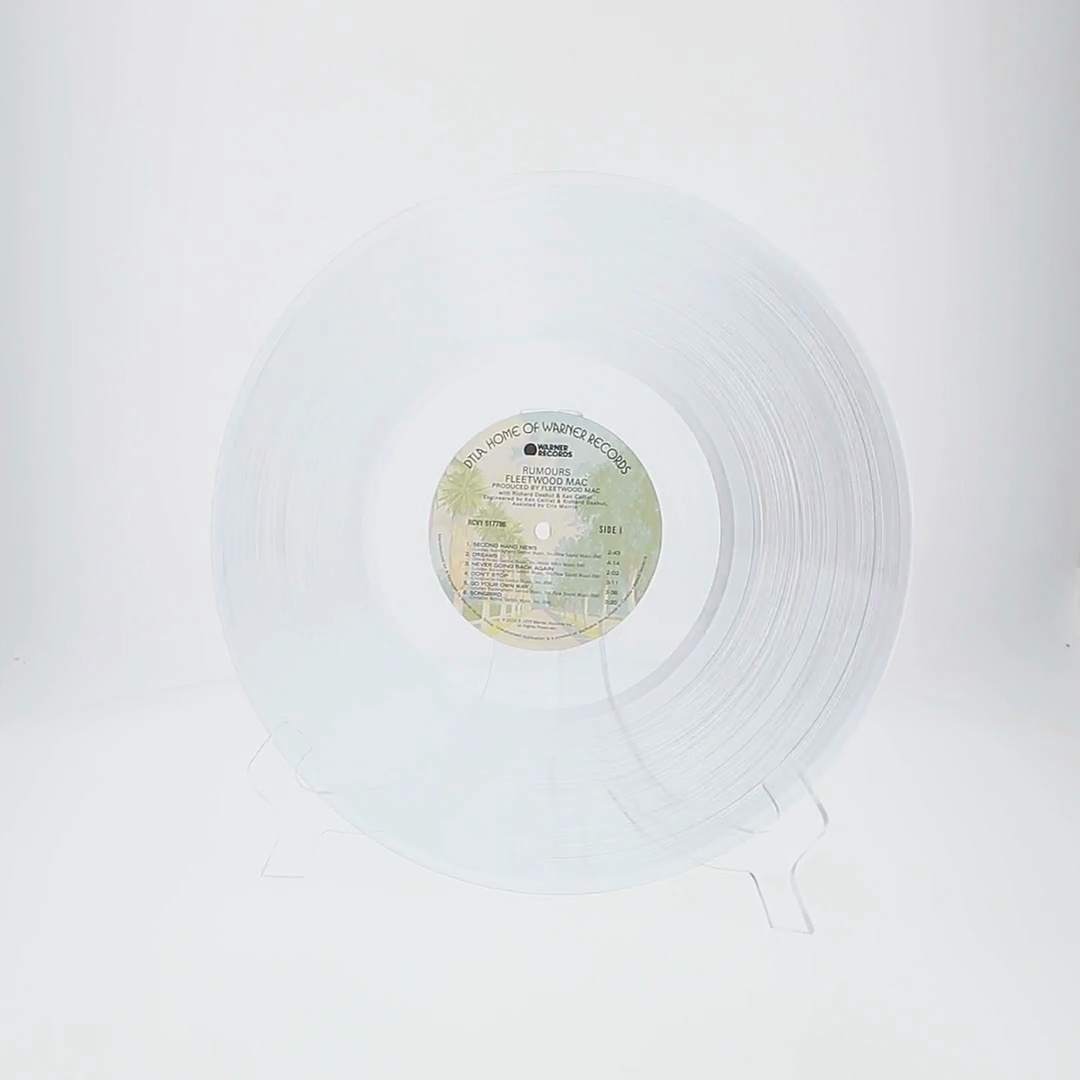 Free Shipping! Fleetwood Mac Rumours Vinyl Exclusive Walmart Clear