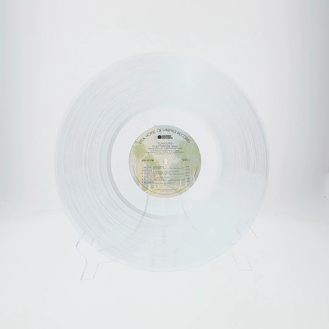 Free Shipping! Fleetwood Mac Rumours Vinyl Exclusive Walmart Clear