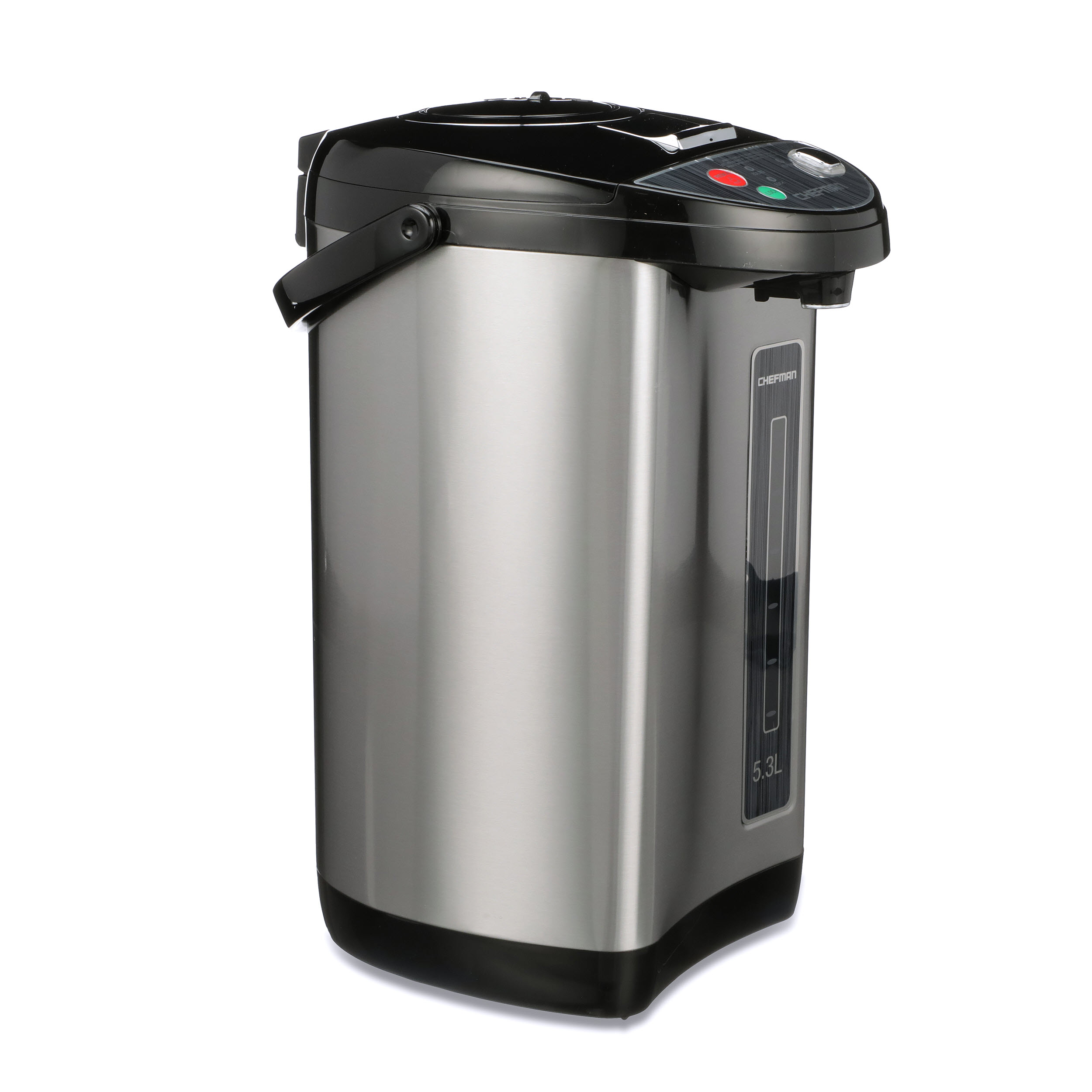 Chefman Electric Hot Water Pot Urn w/ Auto & Manual 5.3 Liter, Silver