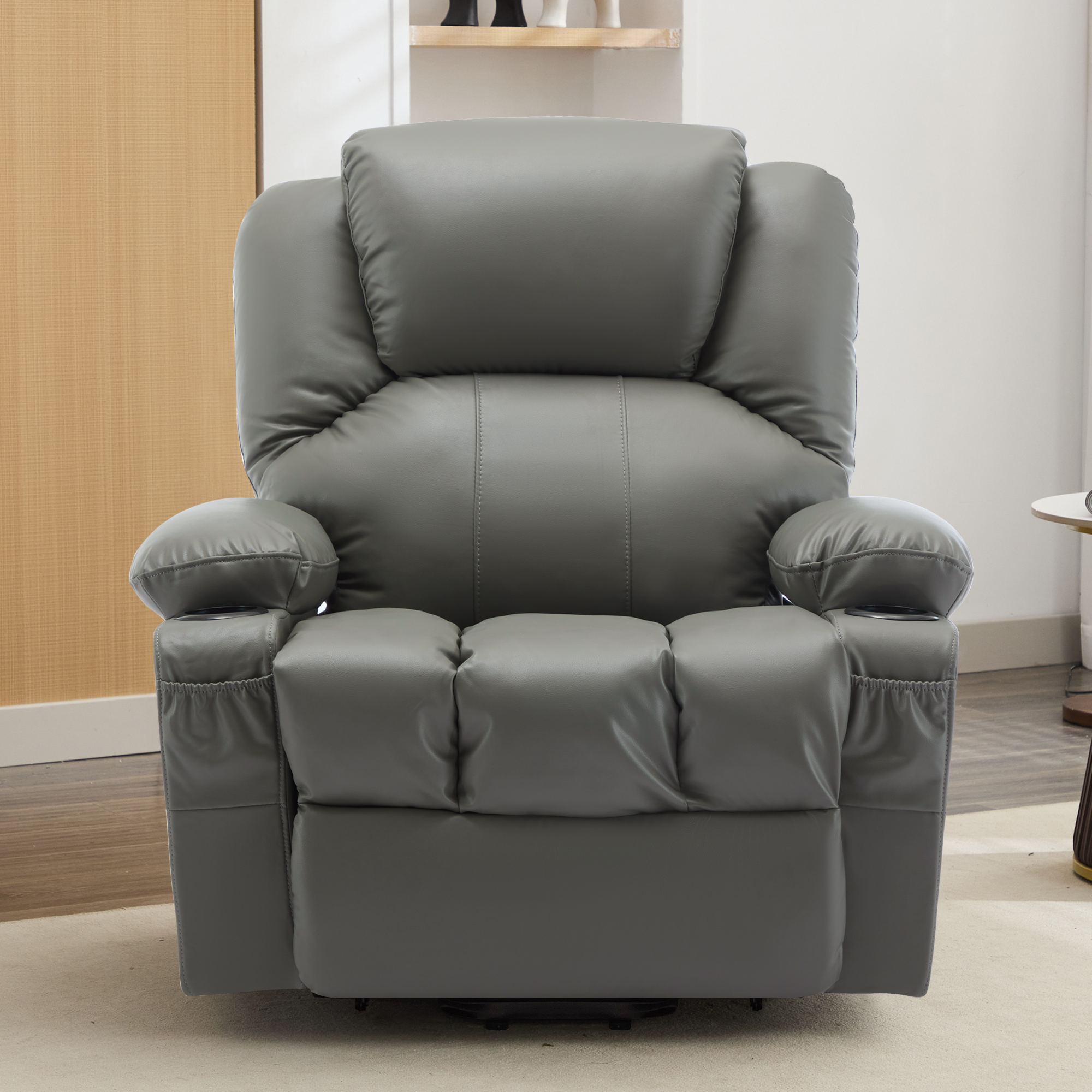 thumbnail video image 2 of JONPONY Power Lift Recliner Chair Recliners for Elderly with Heat and Massage Recliner Chair for Living Room with Infinite Position and Side Pocket,USB Charge Port,Grey, 2 of 14