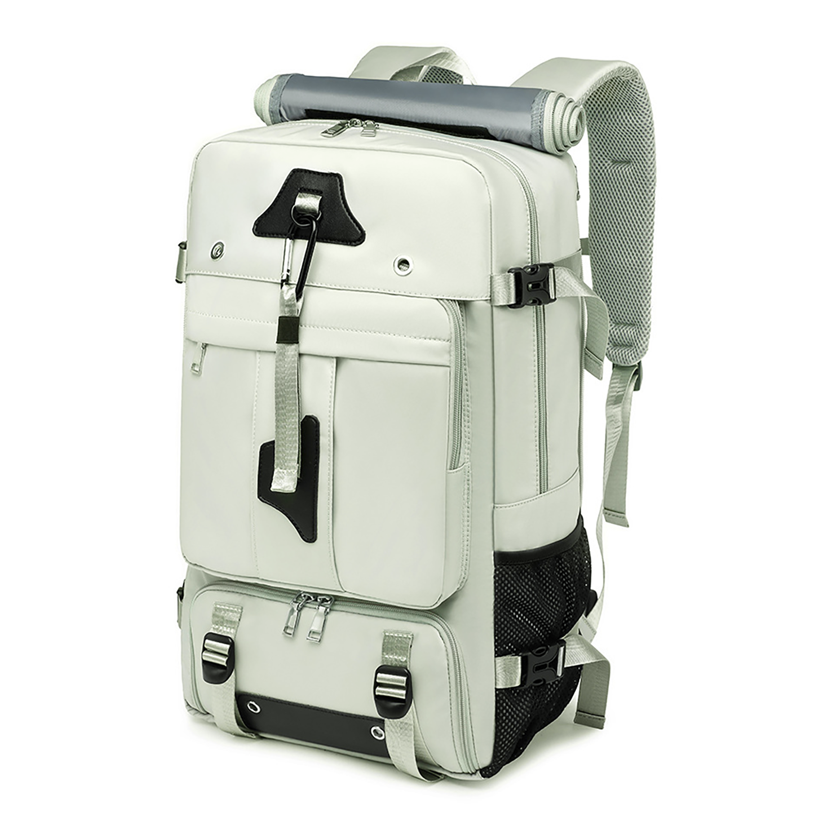 thumbnail video image 2 of Travel Backpack 50L New Premium - Unisex Extra Large Laptop Backpack for Hiking, Climbing & Business Trips, Waterproof,Green, 2 of 20