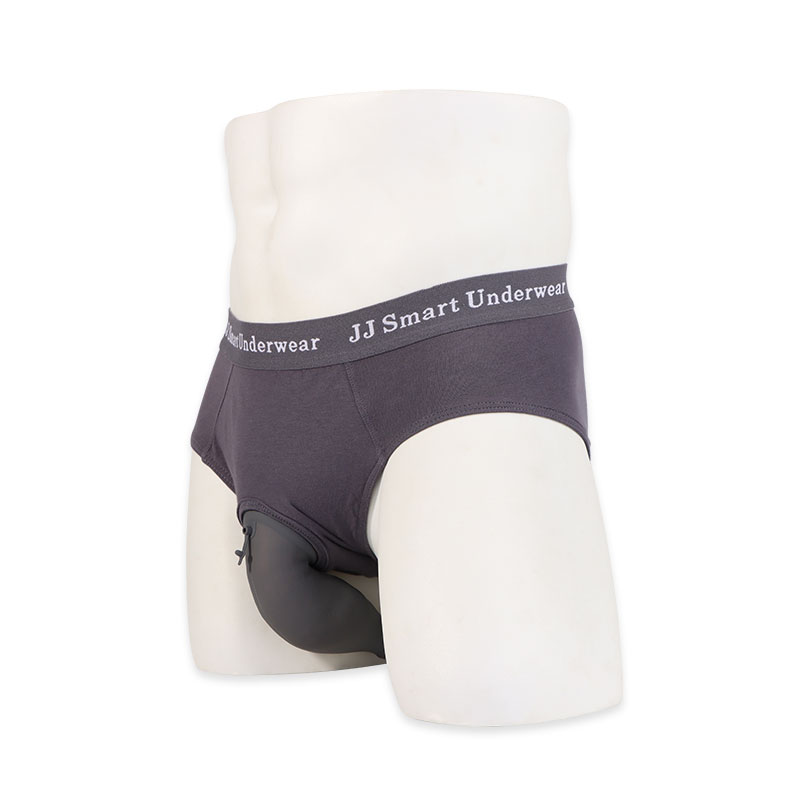 thumbnail video image 2 of JJICN Men's Reusable Incontinence Underwear Urine Bag Can Replace Adult Diapers Grey (2xl), 2 of 2